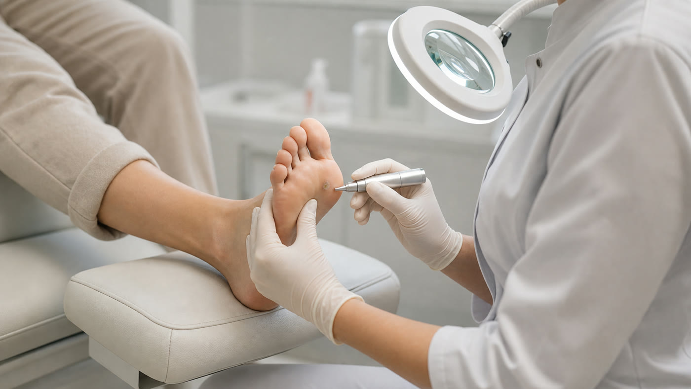 Terapia brodawek HPV – podologia Euromedyk
