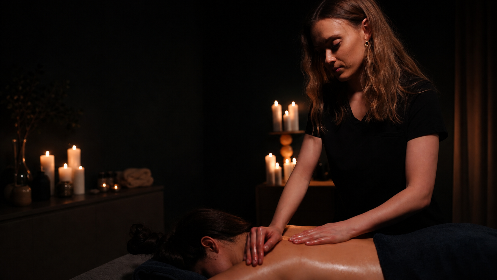 Terapeuci SPA Euromedyk podczas masażu